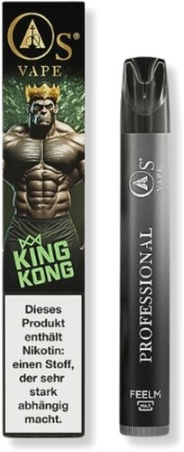 OS Vapes Einweg E-Zigarette King Kong 20mg