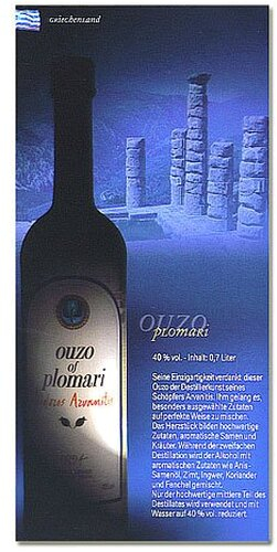 Ouzo Plomari Spirituosen Ouzo Plomari Spirituosen