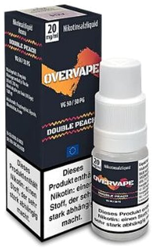 Overvape Double Peach Nikotinsalzliquid 20mg