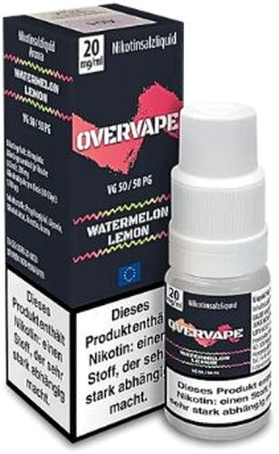 Overvape Watermelon Lemon Nikotinsalzliquid 20mg