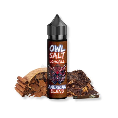 OWL Salt Longfill American Blend Aroma 10ml OWL Salt Longfill American Blend Aroma 10ml