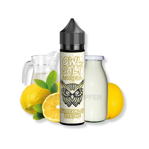 OWL Salt Longfill Buttermilch Zitrone Aroma 10ml OWL Salt Longfill Buttermilch Zitrone Aroma 10ml