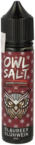 Owl Salt Longfill Weihnachtsedition Blaubeer Glühwein Aroma 10ml