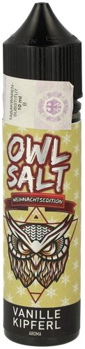 Owl Salt Longfill Weihnachtsedition Vanillekipferl Aroma 10ml
