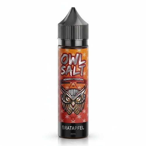 Owl Salt Weihnachtsedition Bratapfel Longfill Aroma 10ml