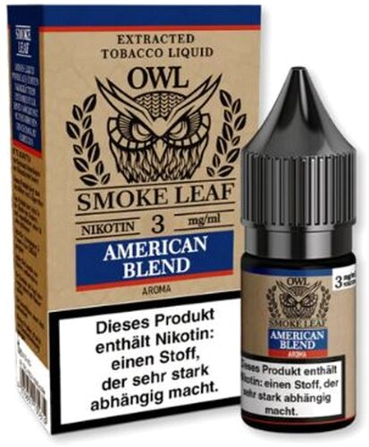 OWL Smoke Leaf American Blend Liquid 10ml 3mg