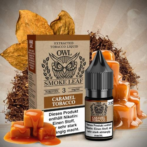 OWL Smoke Leaf Nikotinliquid Caramel Tobacco 3mg OWL Smoke Leaf Nikotinliquid Caramel Tobacco 3mg