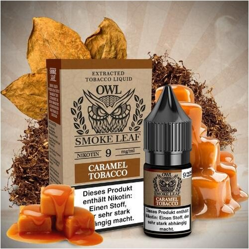 OWL Smoke Leaf Nikotinliquid Caramel Tobacco 9mg OWL Smoke Leaf Nikotinliquid Caramel Tobacco 9mg