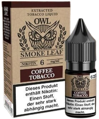 OWL Smoke Leaf Nikotinliquid Coffee Tobacco 6mg