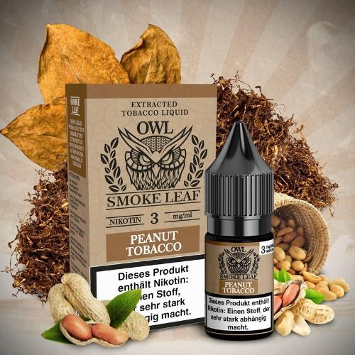 OWL Smoke Leaf Nikotinliquid Peanut Tobacco 3mg OWL Smoke Leaf Nikotinliquid Peanut Tobacco 3mg