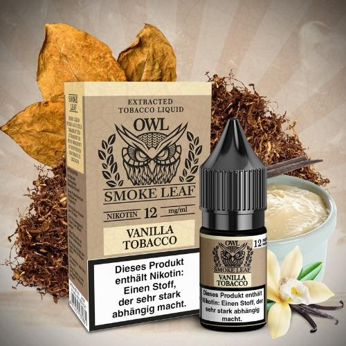 OWL Smoke Leaf Nikotinliquid Vanilla Tobacco 12mg OWL Smoke Leaf Nikotinliquid Vanilla Tobacco 12mg