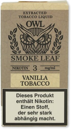 OWL Smoke Leaf Nikotinliquid Vanilla Tobacco 3mg
