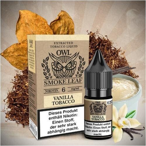 OWL Smoke Leaf Nikotinliquid Vanilla Tobacco 6mg OWL Smoke Leaf Nikotinliquid Vanilla Tobacco 6mg
