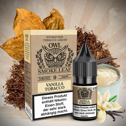 OWL Smoke Leaf Nikotinliquid Vanilla Tobacco 9mg OWL Smoke Leaf Nikotinliquid Vanilla Tobacco 9mg
