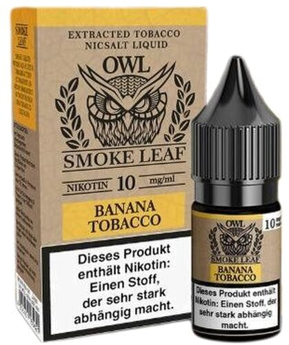 OWL Smoke Leaf Nikotinsalzliquid Banana Tobacco 10mg