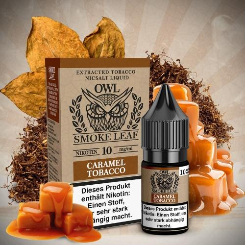 OWL Smoke Leaf Nikotinsalzliquid Caramel Tobacco 10mg OWL Smoke Leaf Nikotinsalzliquid Caramel Tobacco 10mg