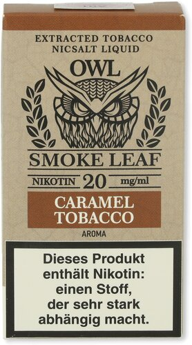 OWL Smoke Leaf Nikotinsalzliquid Caramel Tobacoo 20mg