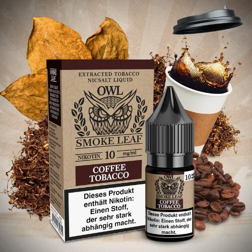 OWL Smoke Leaf Nikotinsalzliquid Coffee Tobacco 10mg OWL Smoke Leaf Nikotinsalzliquid Coffee Tobacco 10mg