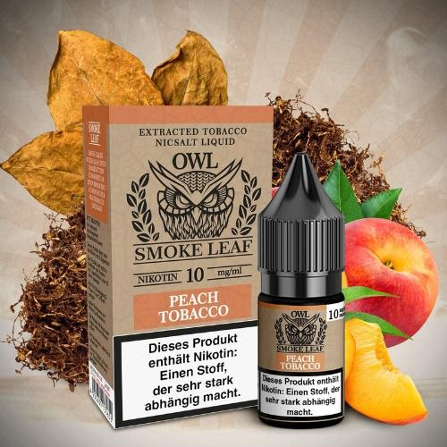 OWL Smoke Leaf Nikotinsalzliquid Peach Tobacco 10mg OWL Smoke Leaf Nikotinsalzliquid Peach Tobacco 10mg