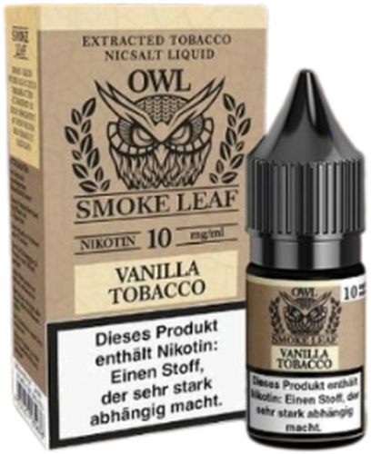 OWL Smoke Leaf Nikotinsalzliquid Vanilla Tobacco 10mg