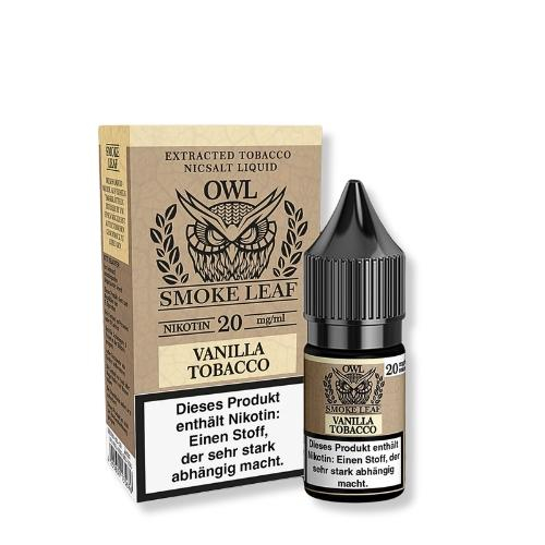 OWL Smoke Leaf Nikotinsalzliquid Vanilla Tobacco 20mg OWL Smoke Leaf Nikotinsalzliquid Vanilla Tobacco 20mg