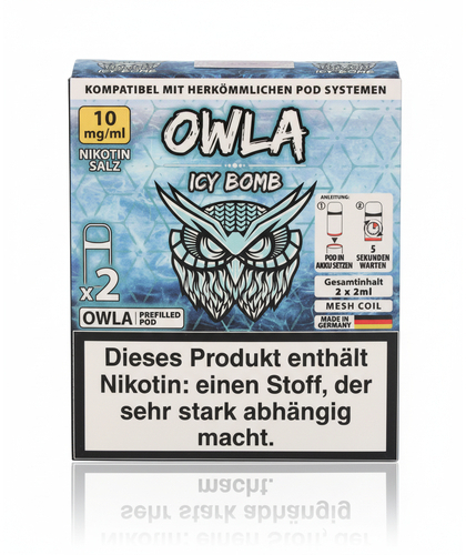 OWLA Icy Bomb Prefilled Pod 2x2ml 10mg