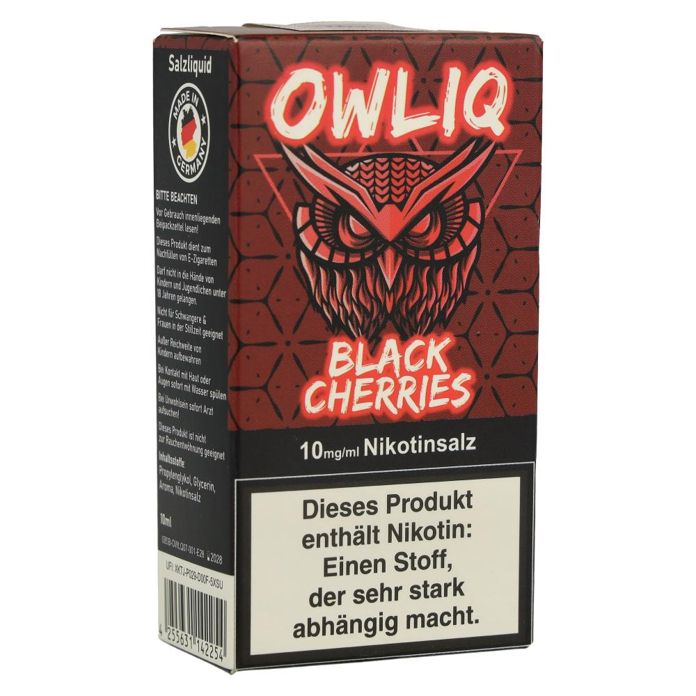 OWLIQ Nikotinsalzliquid Black Cherries 10mg/ml OWLIQ Nikotinsalzliquid Black Cherries 10mg/ml