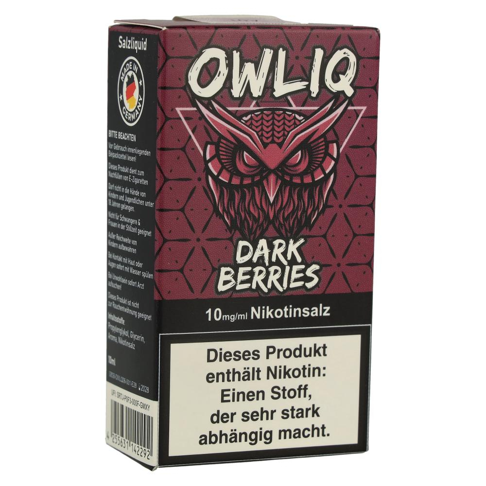 OWLIQ Nikotinsalzliquid Dark Berries 10mg/ml OWLIQ Nikotinsalzliquid Dark Berries 10mg/ml