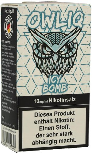 OWLIQ Nikotinsalzliquid Icy Bomb 10mg/ml OWLIQ Nikotinsalzliquid Icy Bomb 10mg/ml