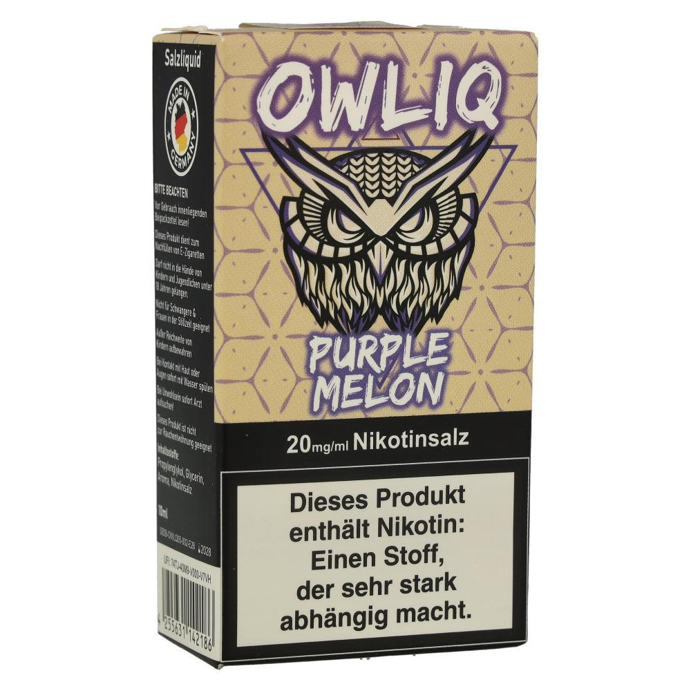 OWLIQ Nikotinsalzliquid Purple Melon 20mg/ml OWLIQ Nikotinsalzliquid Purple Melon 20mg/ml