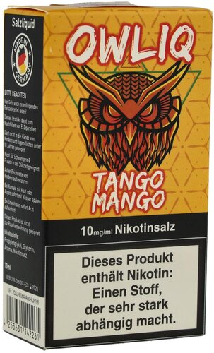 OWLIQ Nikotinsalzliquid Tango Mango 10mg/ml OWLIQ Nikotinsalzliquid Tango Mango 10mg/ml