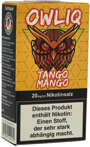 OWLIQ Nikotinsalzliquid Tango Mango 20mg/ml OWLIQ Nikotinsalzliquid Tango Mango 20mg/ml