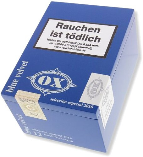 OX Blue Velvet Seleccion Especial 2016 Zigarren 12 Stk.