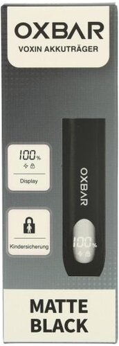 Oxbar Voxin Akkuträger Matte Black Oxbar Voxin Akkuträger Matte Black