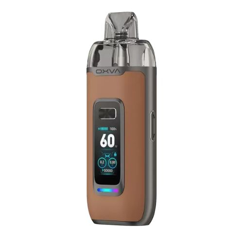 Oxva E-Zigarette Vprime Kit Brown Leather Oxva E-Zigarette Vprime Kit Brown Leather