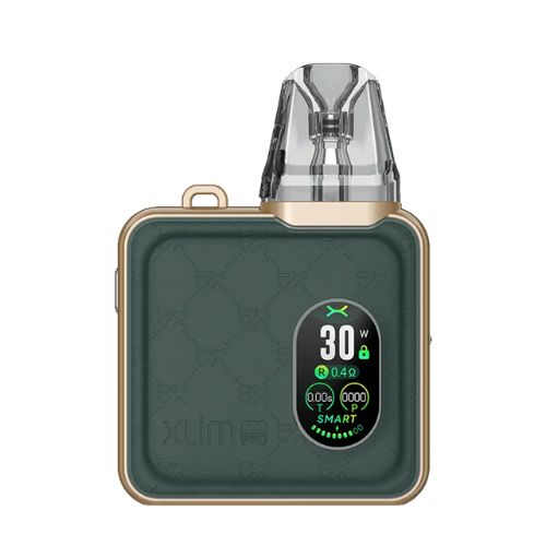 OXVA Xlim SQ Pro Pod Kit E-Zigarette Green Leather OXVA Xlim SQ Pro Pod Kit E-Zigarette Green Leather