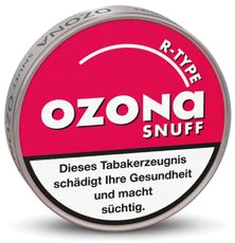 Ozona R-Type Snuff (Raspberry) 6g Dose Schnupftabak Ozona R-Type Snuff (Raspberry) 6g Dose Schnupftabak