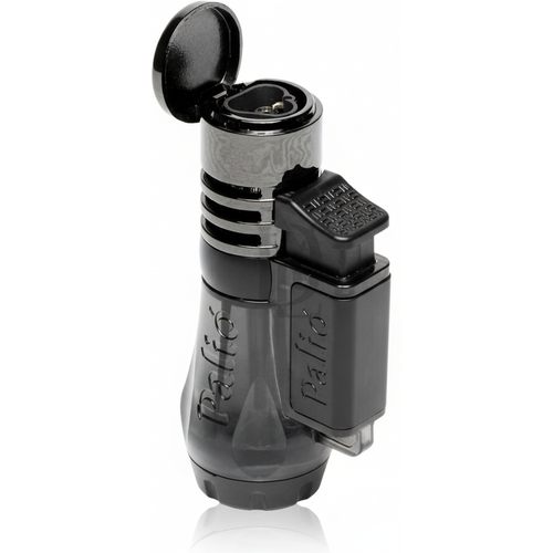 Palio Feuerzeug Vesuvio Triple Jet-Flame Schwarz
