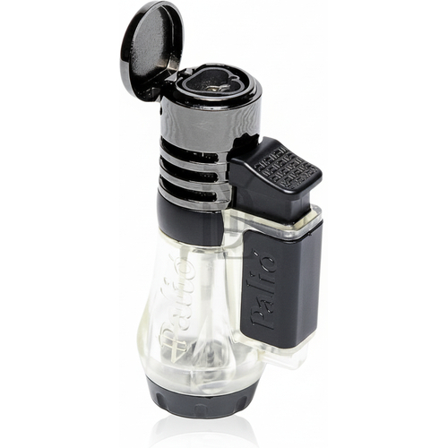 Palio Feuerzeug Vesuvio Triple Jet-Flame Transparent