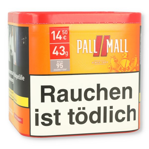 Pall Mall Allround Rot 43g Dose Volumentabak