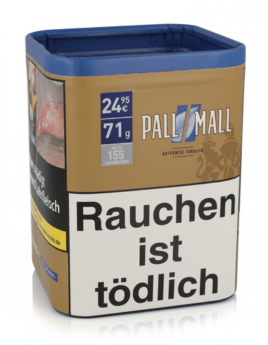 Pall Mall Authentic Blau XL 71g Dose Volumentabak