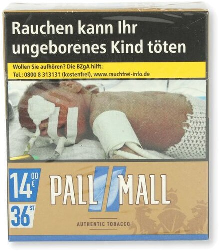 Pall Mall Authentic Blue Xtra 36er