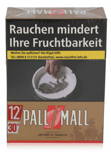 Zigaretten Pall Mall Authentic Red 30 Stück online kaufen