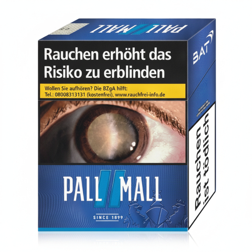 Pall Mall Blue King Zigaretten 38er