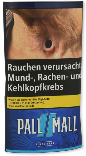 Pall Mall Roll Halfzware Blau 30g Päckchen Feinschnitt