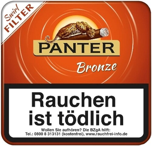 Panter Bronze Swirl Filter Zigarillos 20 Stück