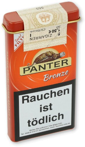 Panter Bronze Swirl Filter Zigarillos 5 Stück Panter Bronze Swirl Filter Zigarillos 5 Stück