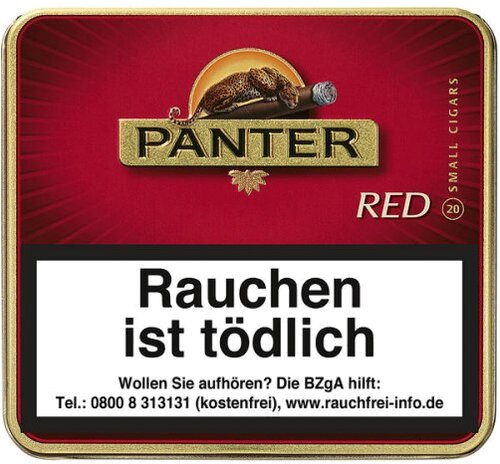Panter Red ohne Filter Zigarillos 20er