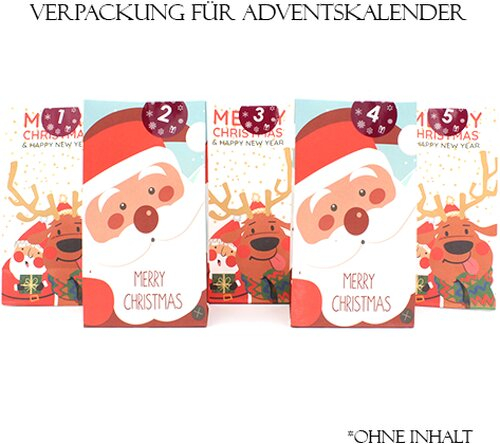 Papiertüten Adventskalender (2 Motive)