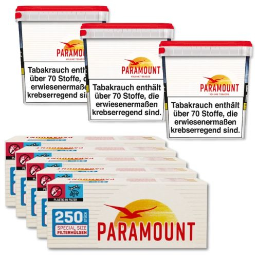 Paramount Sparpaket 945g Tabak + 1.250 Filterhülsen